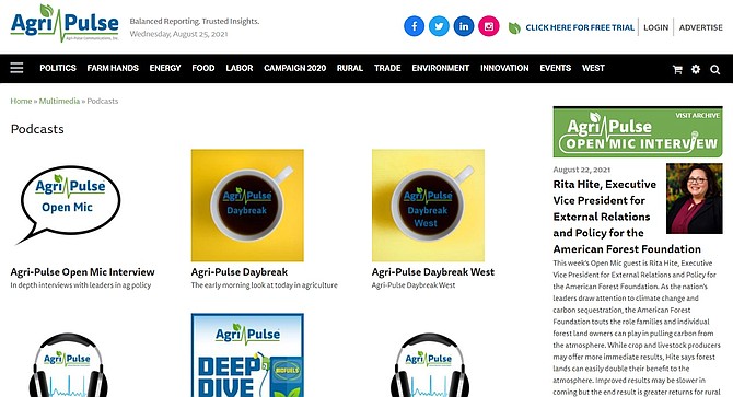 Agri Pulse website