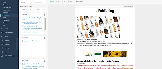 Continuum Newsletter Manager