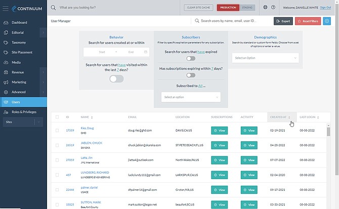 Continuum User Manager Updates Released