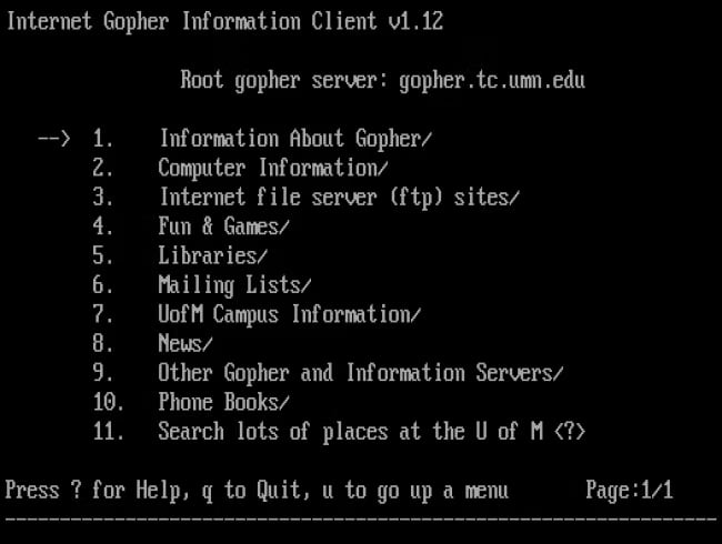 Gopher Client