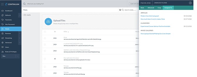 Continuum Newsletter Composer Updates